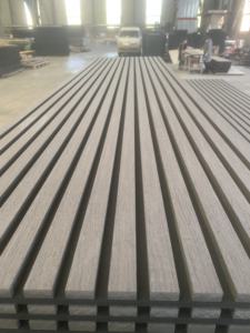 현대 내화 음향 나무 판자 벽 패널 피리 방음 OEM ODM Akupanel 애완 동물 음향 패널 - Product Image 5