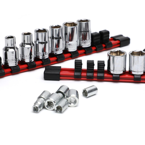 Ổ cắm tổ chức 1/4 1/<span class=keywords><strong>2</strong></span> 3/8 inch xách tay PVC nhựa ổ cắm Clip đường sắt chủ cho hộp công cụ ngăn kéo ổ đĩa ổ cắm khay - Product Image 3