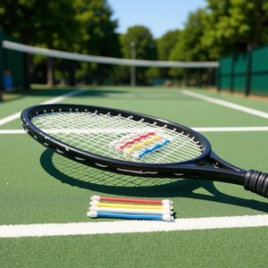 Long <b>Strip</b> Tennis Racket Shock Absorber Silicone Vibration Dampener Anti-Vibration Tennis Accessories - Product Image 1