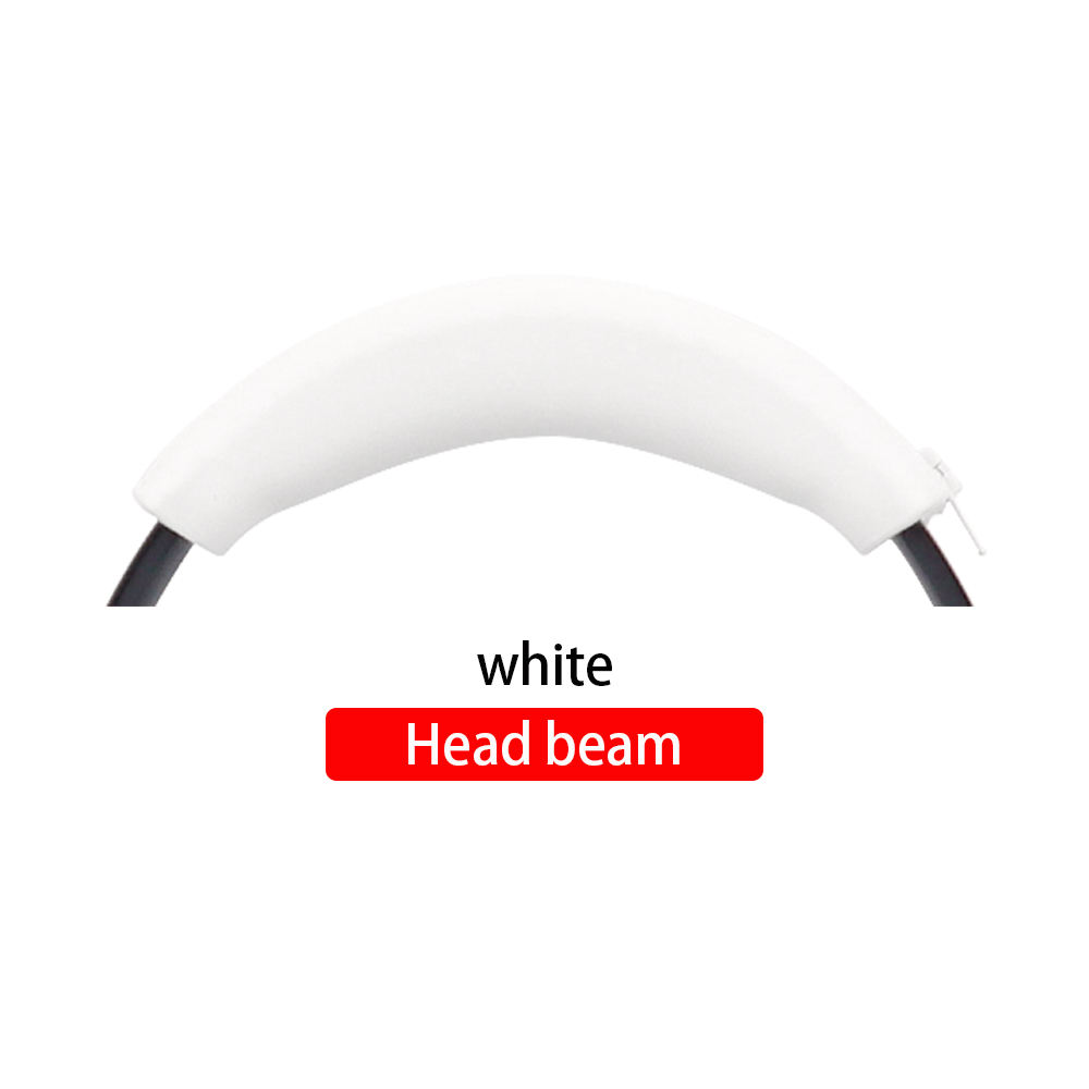 Faisceau de tête de fermeture à glissière/blanc