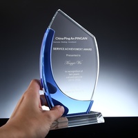 Trophée en cristal personnalisé créatif, promotion étape par étape, plaque d'honneur autorisée, cadeau de célébration, récompense pour employés en Chine