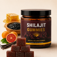 Gummies de Shilajit de l'Himalaya OEM ODM avec Miel de Manuka et Vanille – Compléments Alimentaires pour l'Énergie et le Soutien Immunitaire – 30 Unités