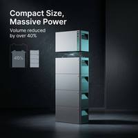 Batterie ESS LiFePO4 2kWh AC/DC pour entrepôt UE Rotterdam, chargement PV, IP65, empilable, stockage solaire domestique, application intelligente CE