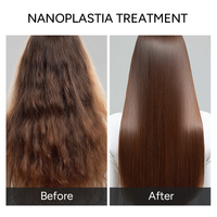 OEM Nano Keratine Haarverzorgingsmasker Leave-in Hydraterende Conditioner voor Droog, Beschadigd, Krullend Haar, Salon Frizz Control Repair