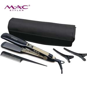 Thương Hiệu Tốt Nhất Chuyên Nghiệp Salon Titanium Flat Iron 450 Tourmaline Gốm Bán Buôn Tóc Duỗi Tóc Nhanh - Product Image 6