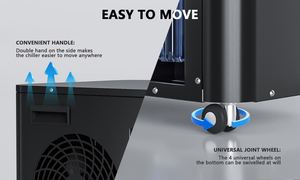 ICEGALAX 0.5HP 1HP 1.5HP Portable Water Chiller for Cold Plunge Cold Water Therapy <b>WIFI</b> Control Ice Bath Chiller Equipment - Product Image 4