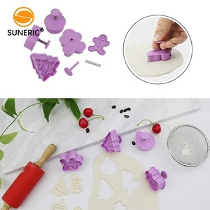 Stampo per Biscotti <span class=keywords><strong>in</strong></span> Plastica con Pressa a Pistone per Halloween e Natale, per Pasticceria Fatta <span class=keywords><strong>in</strong></span> <span class=keywords><strong>Casa</strong></span> - Product Image 3