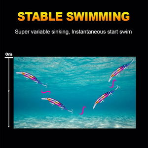 ORJD Jerkbait 110/130mm 33/38G 3D señuelo ojos hundimiento Senuelos De Pesca agua salada señuelos De Pesca duros Popular Minnow Fish señuelo - Product Image 4