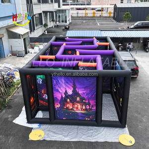 Nuevo diseño inflable <span class=keywords><strong>casa</strong></span> embrujada Halloween laberinto deporte juego Popular carnaval granja inflable laberinto maíz <span class=keywords><strong>Escape</strong></span> <span class=keywords><strong>Room</strong></span> - Product Image 5