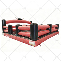 Vente Flash : Jeu Gonflable Sportif - Taureau Mécanique - Matériau PVC Anti-UV, Ignifuge, Étanche, Installation Facile