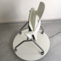 Chaise d'école, de formation et de salle à manger en plastique PP