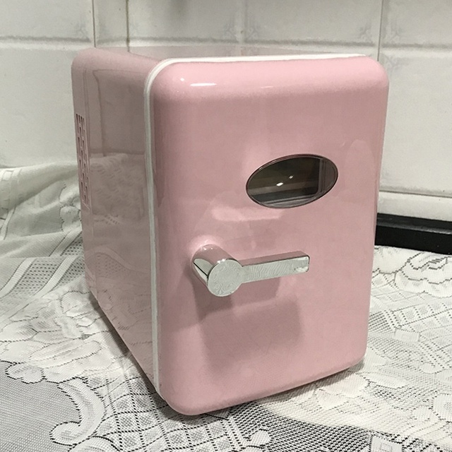 4L Mini Multifunction Refrigerator Cosmetics Mask Beverage Dormitory Refrigerators Cooler Warmer Beauty Fridge for Car Home