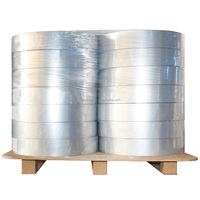 Étiquettes en film PET argenté mat 50 μm Étiquettes d'emballage personnalisées en polyester (PET) en rouleau géant