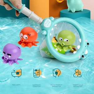 Amusant enfants dinosaure <span class=keywords><strong>filet</strong></span> de pêche ensemble baignoire piscine pêche <span class=keywords><strong>bain</strong></span> jouet 3 en 1 bébé attraper poulpe tir panier jeu pour l'heure du <span class=keywords><strong>bain</strong></span> - Product Image 2