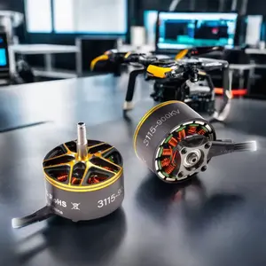 3115 900kv Motor tanpa sikat jarak jauh 5kg payload FPV Aksesori Drone balap untuk 10 inci FPV Mark4 bingkai Drone