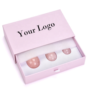 Trứng Yoni thạch anh hồng tự nhiên, dụng cụ tập Kegel, kích thước lớn, trung bình, nhỏ, 3 kích cỡ, trứng pha lê cho nữ, bộ trứng thạch anh hồng - Product Image 5