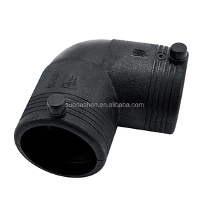 ท่อคอมโพสิต HDPE แบบลวดตาข่ายเหล็กข้อศอก90องศาสีดำทำจากเหล็ก - Product Image 3