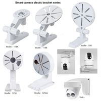 1 soporte CCTV de junta universal de metal de alta calidad y soporte de pico de pato de cámara CCTV y soporte ajustable CCTV para montaje en poste