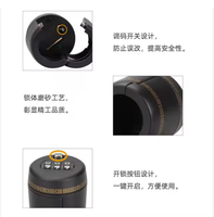 Bouchon Supérieur de Bouteille d'Alcool ou de Whisky, en Plastique, avec Verrou de Combinaison à 3 Chiffres pour Bouteille de Vin