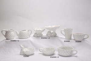 Œufs de Pâques <span class=keywords><strong>en</strong></span> céramique faits à la main, décorés de motifs floraux, personnalisés et pour une utilisation <span class=keywords><strong>en</strong></span> intérieur - Product Image 5