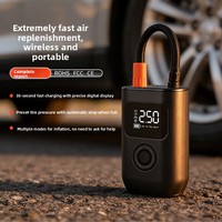 Car Air Pump Portable Smart Wireless Digital Display Inflator Electric Tire Pump Single Cylinder PC Material Onboard Model A5