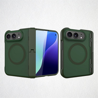Coques de téléphone portable Singstar Factory Invisible Bracket Kickstand Fundas pour iPhone 18 Duo, étui mat deux en un.