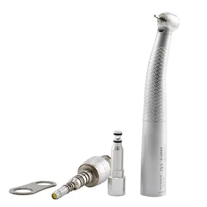 CX207-G 6 Hole LED Fiber Optic Standard Head Four Water Spray Dental High Speed Handpiece With Coupling For N KAV Sirona