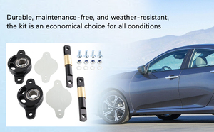 Kit de Bujes Esféricos para Brazo Trasero, Bujes CNC Compatibles con Honda Civic Acura Integra EF EG EK DC2 DA 88-00, CR057-BK - Product Image 6