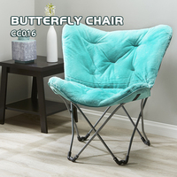 Chaise pliante en coton de qualité supérieure Rouser, design durable et portable, tissu doux et confortable, chaise pliante d'extérieur pour le camping