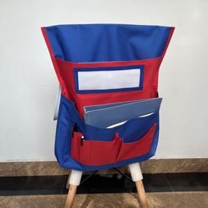 12 Pack Chairback Buddy Pocket Chart Seat Back Organizer Student Storage with Label Slot for Classroom Kindergarten School Home - Product Image 1