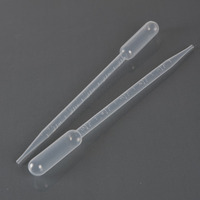 0.5ml 1ml 2ml 5ml 10ml Micropipette graduée en plastique médical jetable stérile de transfert de compte-gouttes 3ml