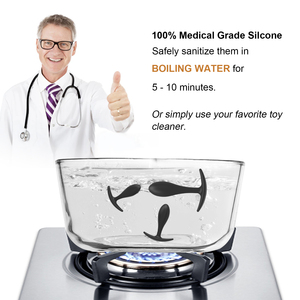 Sexbay Latest Design Brand Medical Silicone Anal Plug Same-<strong>sex</strong>, Male and Female Fun Water <strong>Drop</strong> Design Butt Plug - Product Image 5