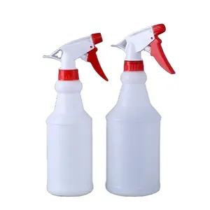 16oz Plastic Empty and Reusable Spray Bottles for Cleaning Solutions Water Auto Detailing or Bathroom and Kitchen