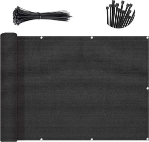 Rete Parasole Portatile e Mobile per Camper, Tenda Parasole Nera per Caravan, Tessuto a Rete per RV - Product Image 5