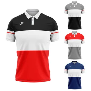 Custom design your own brand polo shirts fashion color combination high quality men's polo shirt