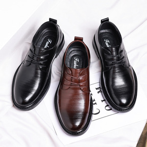 Good Man Brand Official 38-44 Artificial <span class=keywords><strong>Black</strong></span> Official Vestido de oficina hecho a mano <span class=keywords><strong>Oxford</strong></span> Logotipo personalizado Zapatos de cuero para hombre - Product Image 6