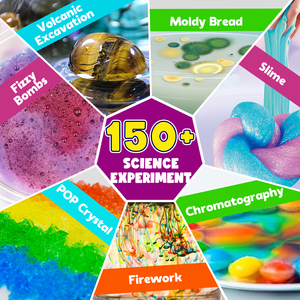 150 + Pcs Expériences Science Kit pour Enfants Éducatif <span class=keywords><strong>Chimie</strong></span> Apprentissage <span class=keywords><strong>Physique</strong></span> Ensemble pour Enfants <span class=keywords><strong>Cadeau</strong></span> Kit - Product Image 6