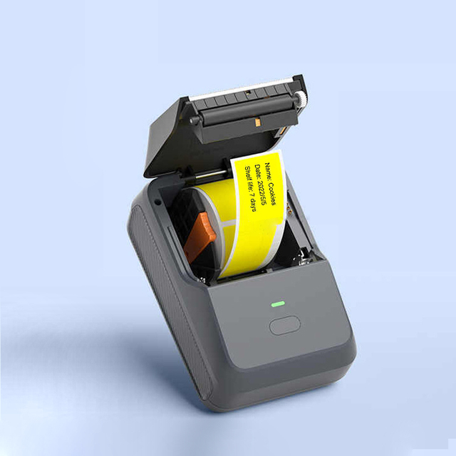 KAIAM P2 Cable Label Printer Portable Bluetooth Communication Labeling Device Barcode/QR Code Label Printer for Network Cables