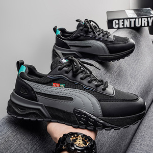 Zapatos Casuales de Alta Calidad con Diseño Moderno y Versátil, Parte Superior de Cuero Genuino, Cierre con Cordones, Transpirables - Product Image 5