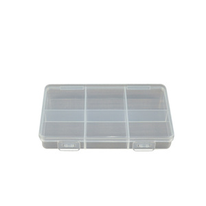 Transparent Plastic Storage <b>Box</b> With Compartments Rectangle Desktop Organizer For Jewelry Tools Hardware Parts Screw Sample 6 - Product Image 5