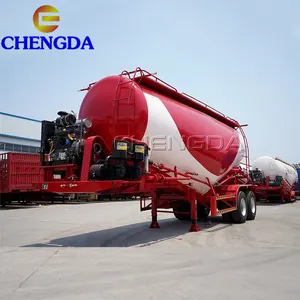 New 40ton 50ton V loại số lượng lớn xi măng Tank Trailer 3 trục tro bay xi măng bulker Silo tàu chở bán xe tải Trailer để bán