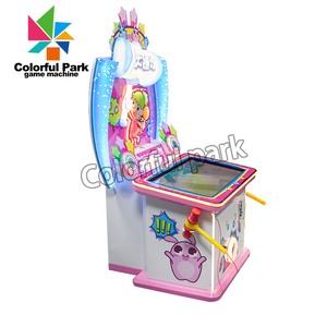 Đầy Màu sắc công viên đánh Búa điện tử đồng tiền hoạt động trò chơi Arcade trẻ em vui chơi giải trí Xổ Số vé Redemption máy - Product Image 2