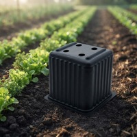 Kit de culture de micro-légumes rond personnalisé, lot de 3, avec plateau de germination auto-arrosant et couvercles ventilés pour la propagation des plantes