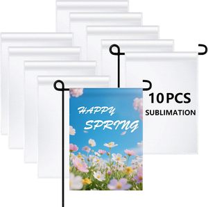 Bannière en polyester durable à double face, 18x12 pouces, pour la sublimation, motif Art Déco, idéale pour la décoration extérieure de cour. - Product Image 1