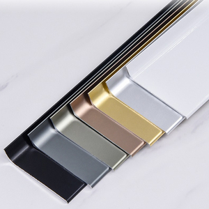 Plinthe décorative en alliage d'aluminium brossé moderne, étanche, de qualité supérieure, 2,5 m - Product Image 5