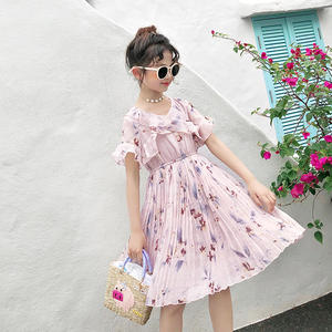 Robe de fête pour enfants, robe de princesse florale à la mode, robe longue pour filles, achat en ligne en Chine, directement de l'usine chinoise - Product Image 2