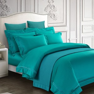 Tùy Chỉnh Bán Buôn 100% Cotton Thêu Khách Sạn Linen Duvet Cover Flat Sheet Set Bộ Đồ Giường - Product Image 5