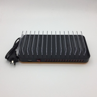 Station de chargeur USB multiport haute puissance 100W Chargeur de téléphone rapide 180W avec déflecteurs 15 ports Sortie électrique 5V/2.4A