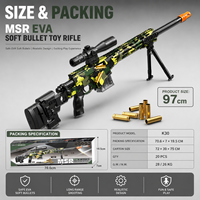 Pistolet Blaster à Billes Souples Rétractable Handi 97CM MSR – Jouet Pistolet Éducatif à Billes Éclaboussantes – Modèle de Tir – Vente Chaude