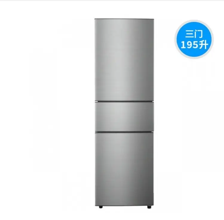 Недорогой 3-дверный холодильник с воздушным охлаждением